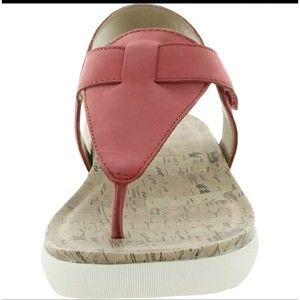 New Naturalizer Lincoln Women Slingback Thong Leather Sandals  Size 12 M